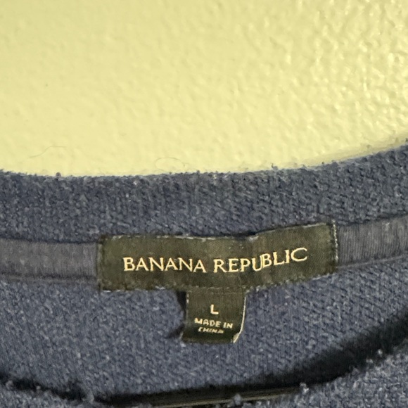 Banana Republic Navy Knit Sweater - Picture 2 of 2
